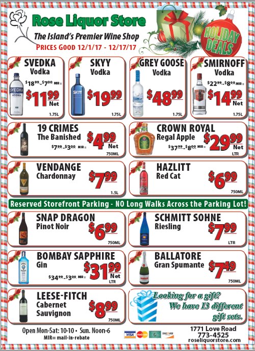 Rose Liquor Store, business Grand Island, NY